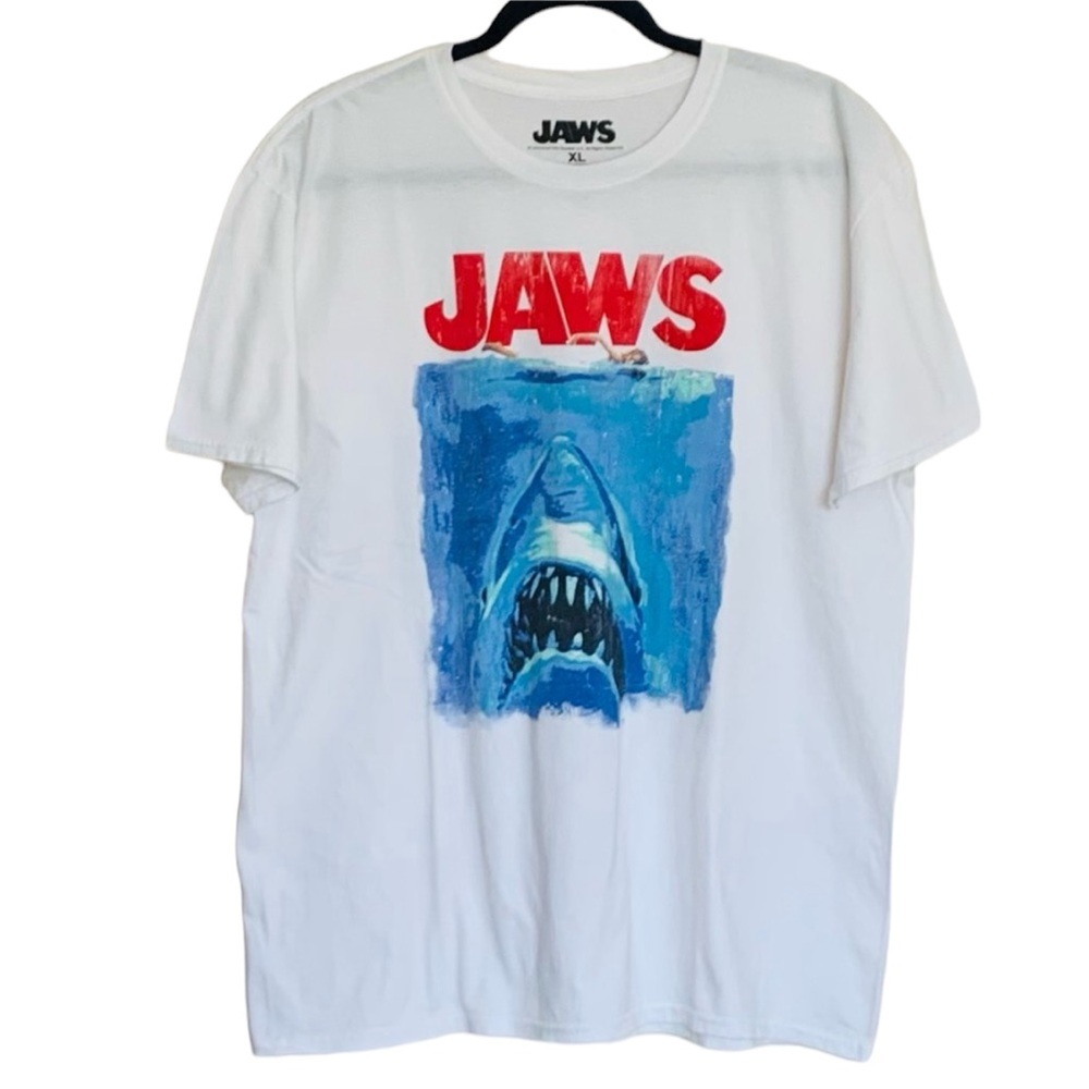 JAWS Movie Poster Tee Shirt Sz XL